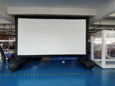 Annonserende oppblåsbar vegg